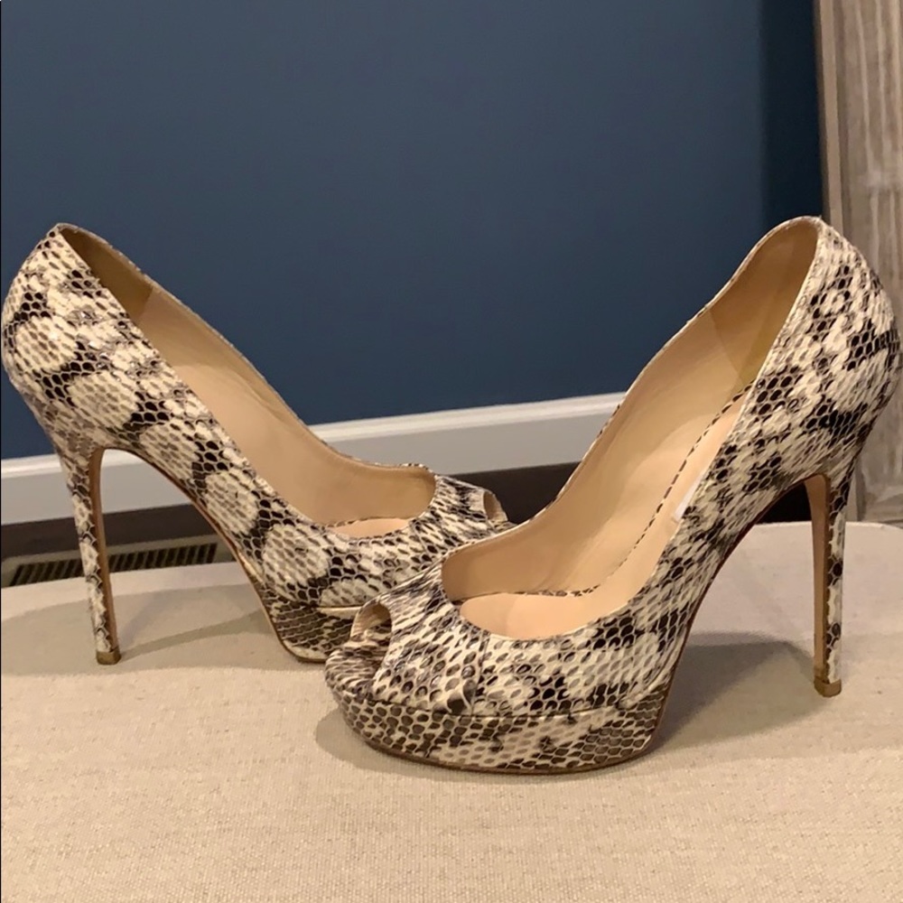 Jimmy Choo Python heels size 7